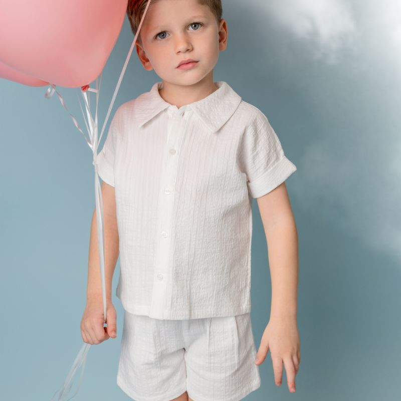 Collar Shirt - White