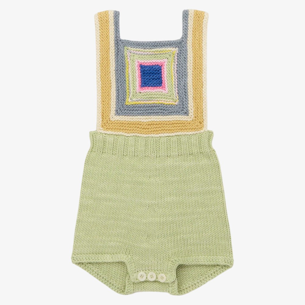 Log Cabin Romper - Aventurine