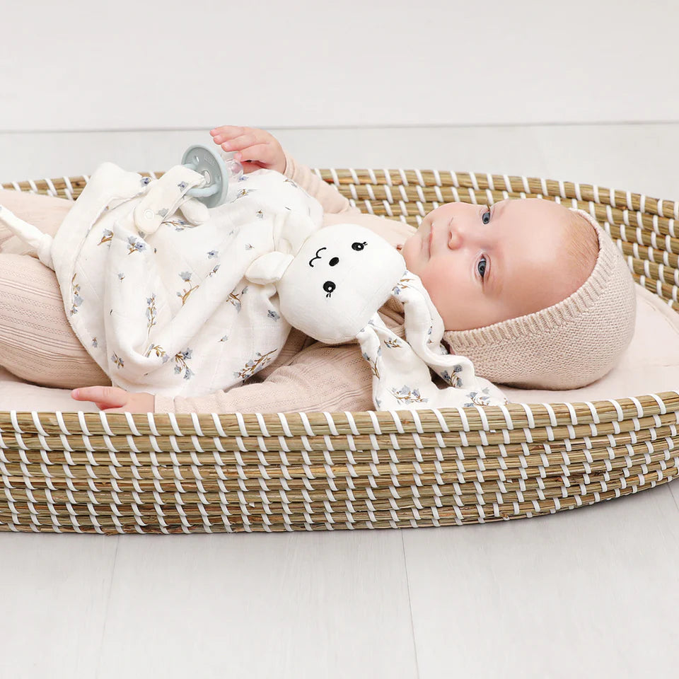 Bunny Snuggle - Blue Floral