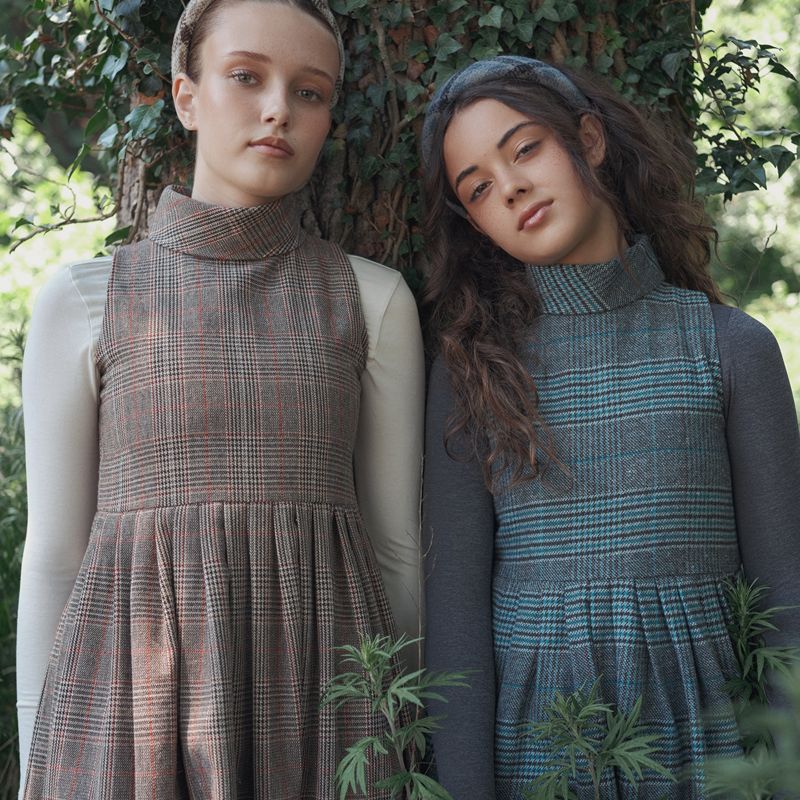 Roll Over Neck Jumper - Brown