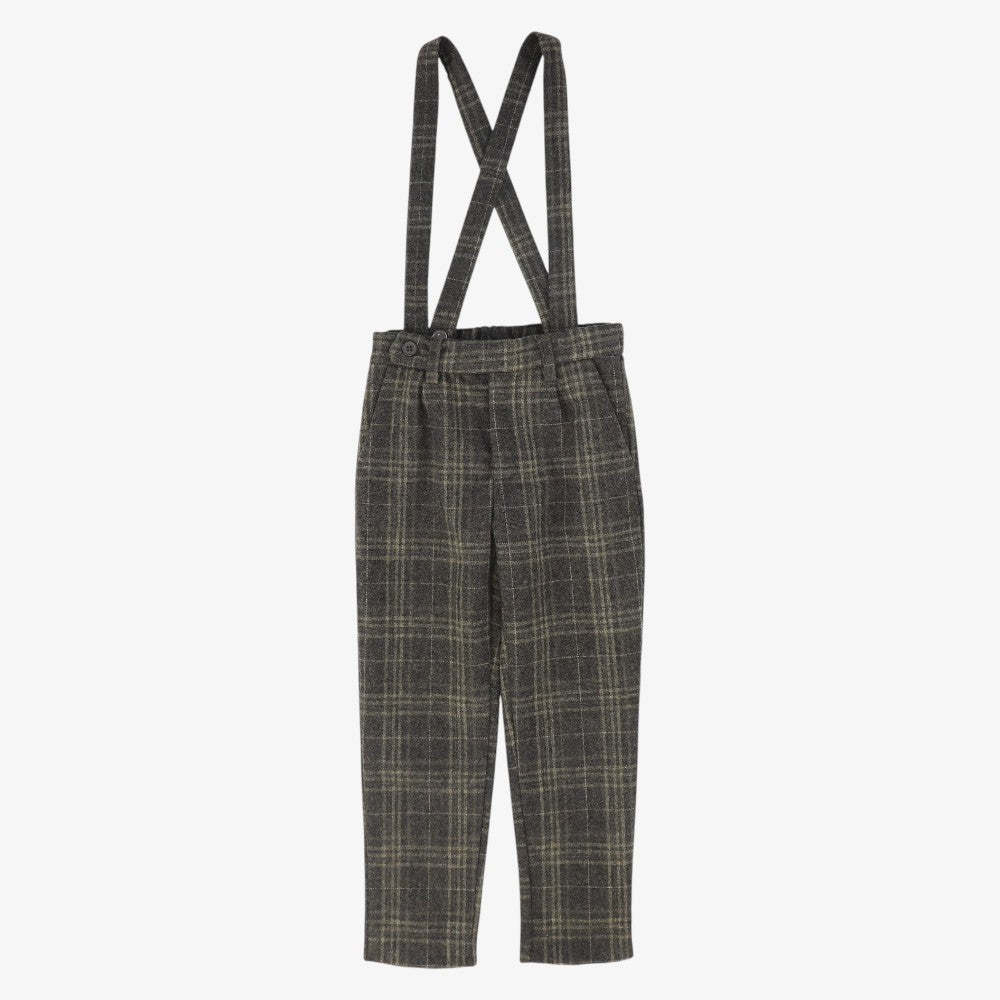Plaid Pants - Olive