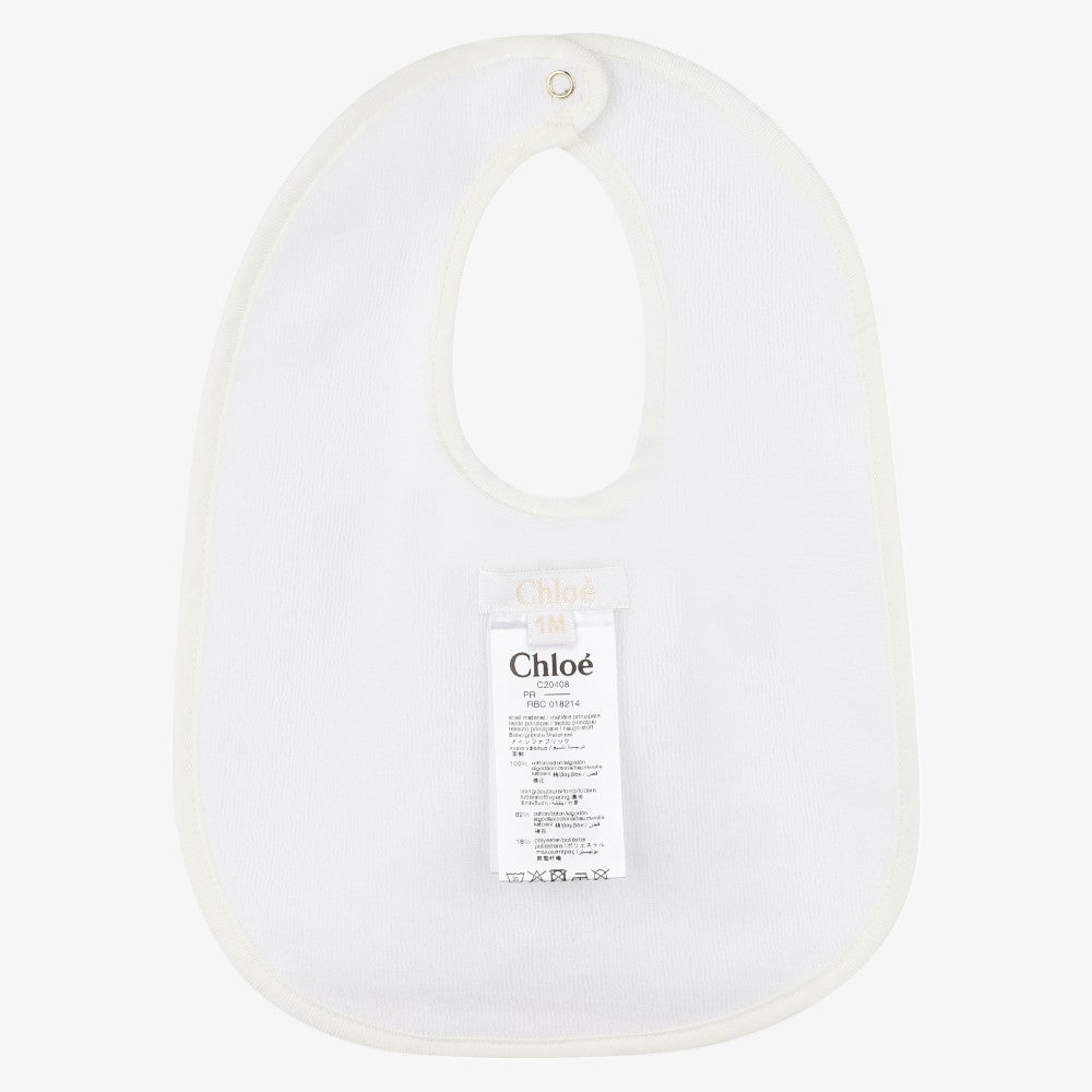 Footie With Bib And Hat - Offwhite