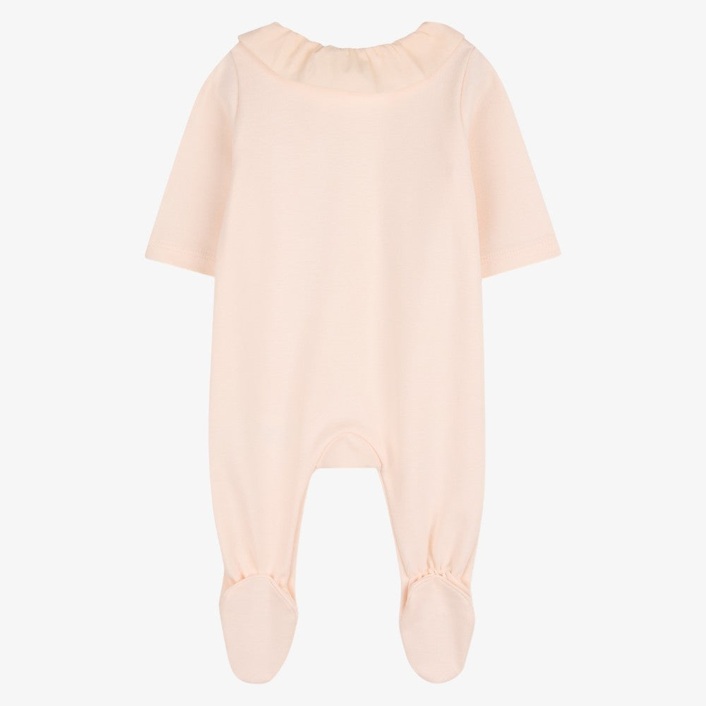 Signature Logo Footie - Salmon