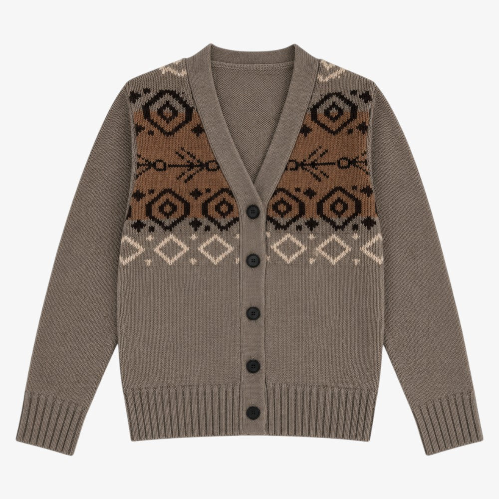 Chunky Cardigan - Taupe