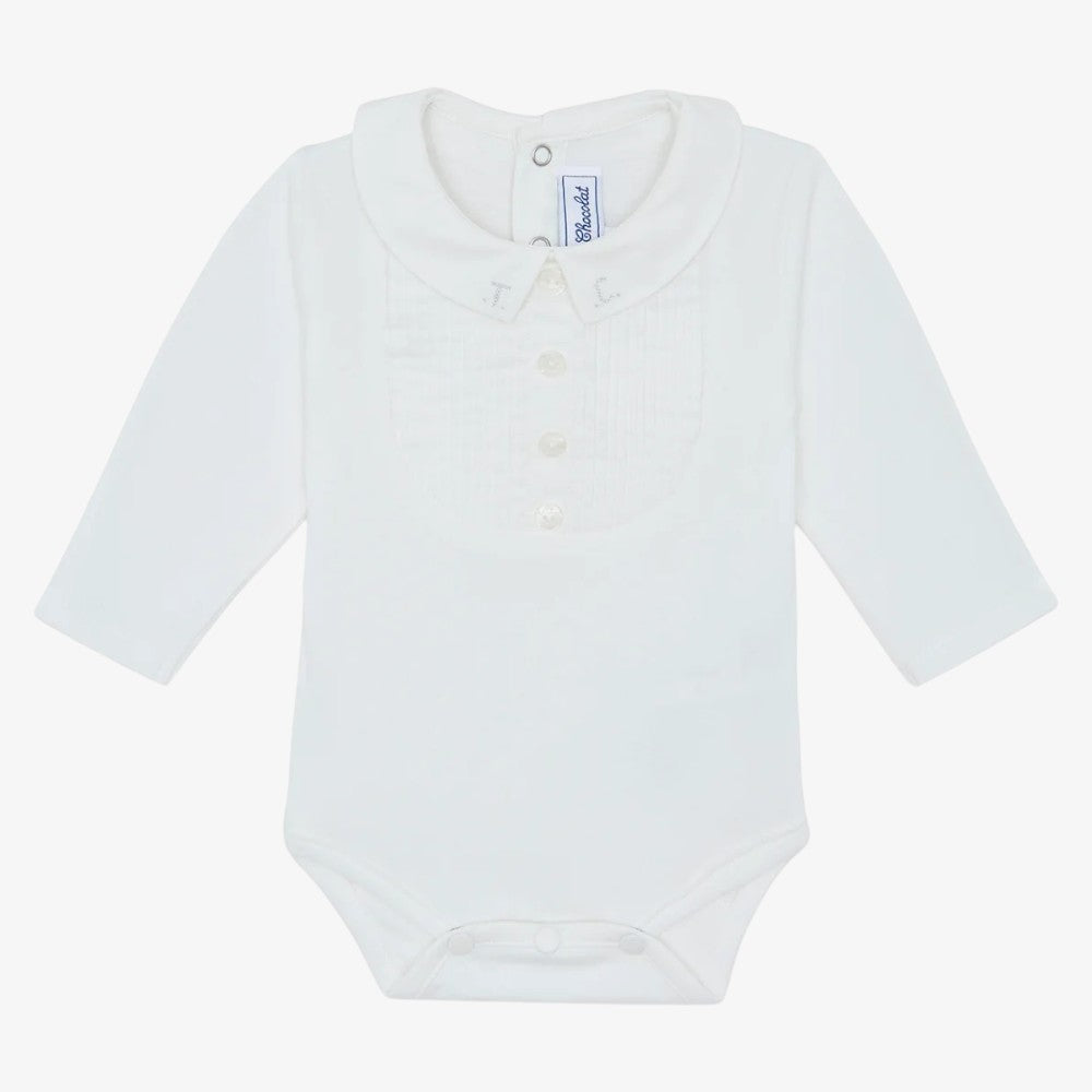 Collar Bodysuit - Pearl
