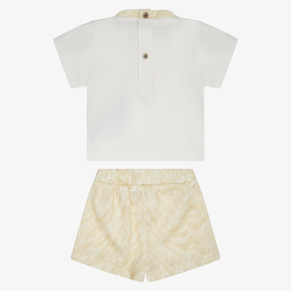 T-Shirt And Bermuda - White