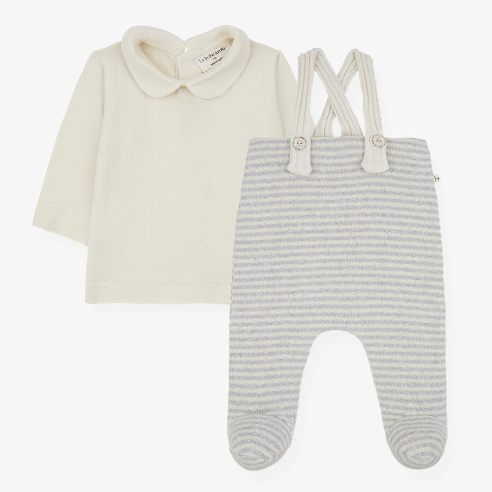 Colette Blouse And Overall - Ecru