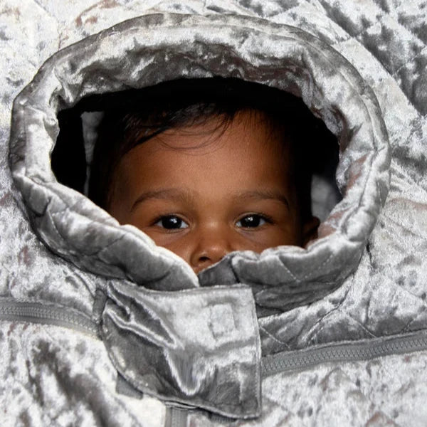 Car Seat Cacoon Quilted - Grey