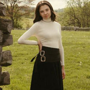 Scallop Turtleneck - Cream