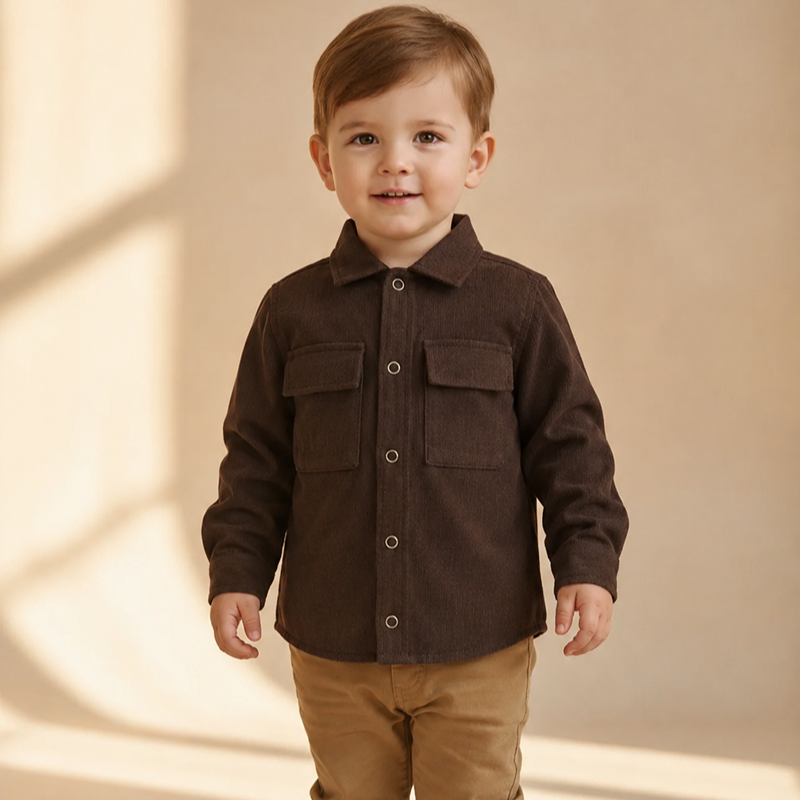 Corduroy Shirt - Brown