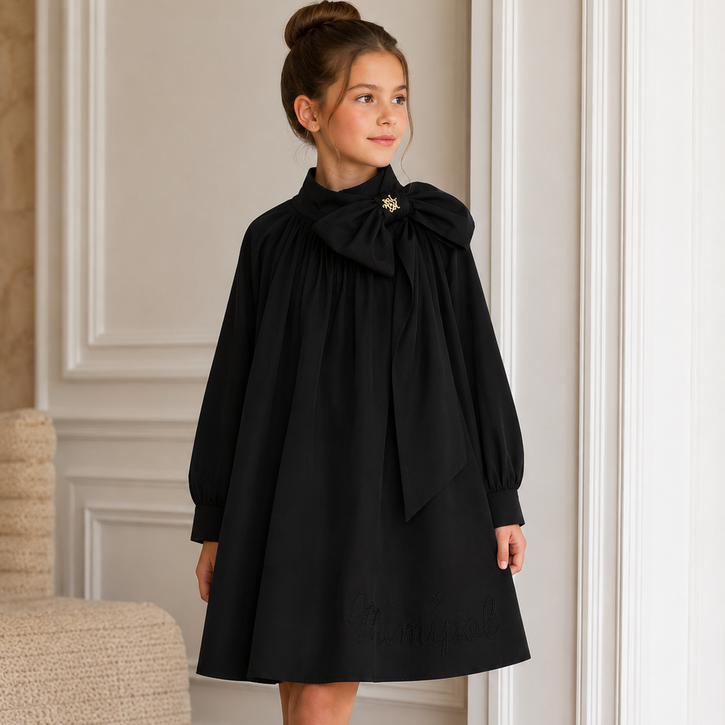 Tafetta Dress - Black