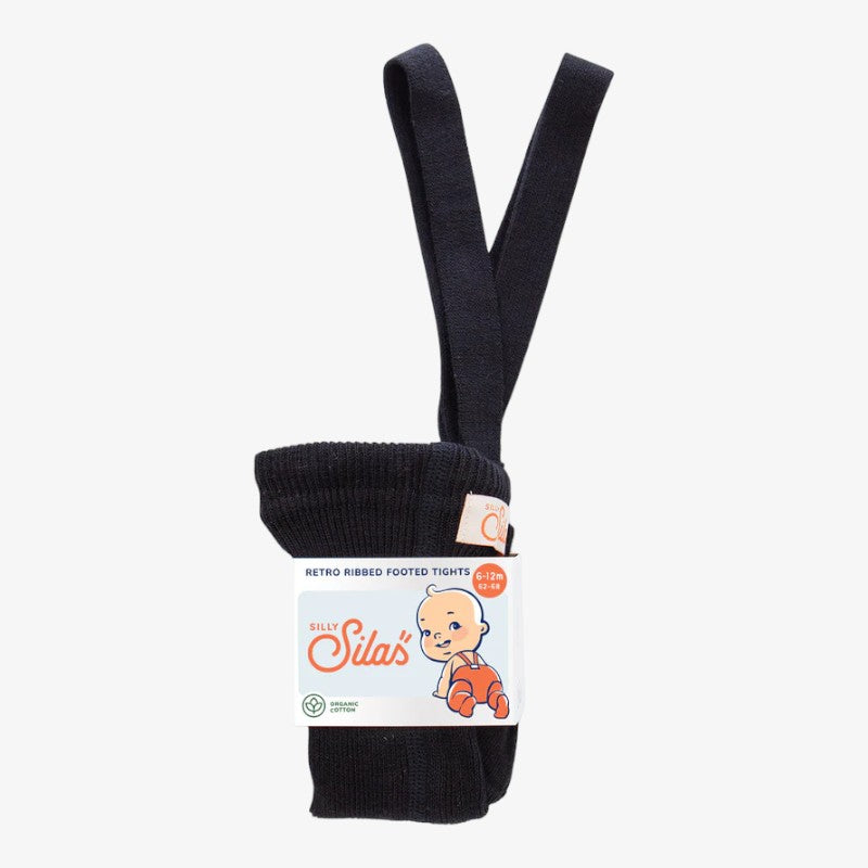 Footed Tights - Black