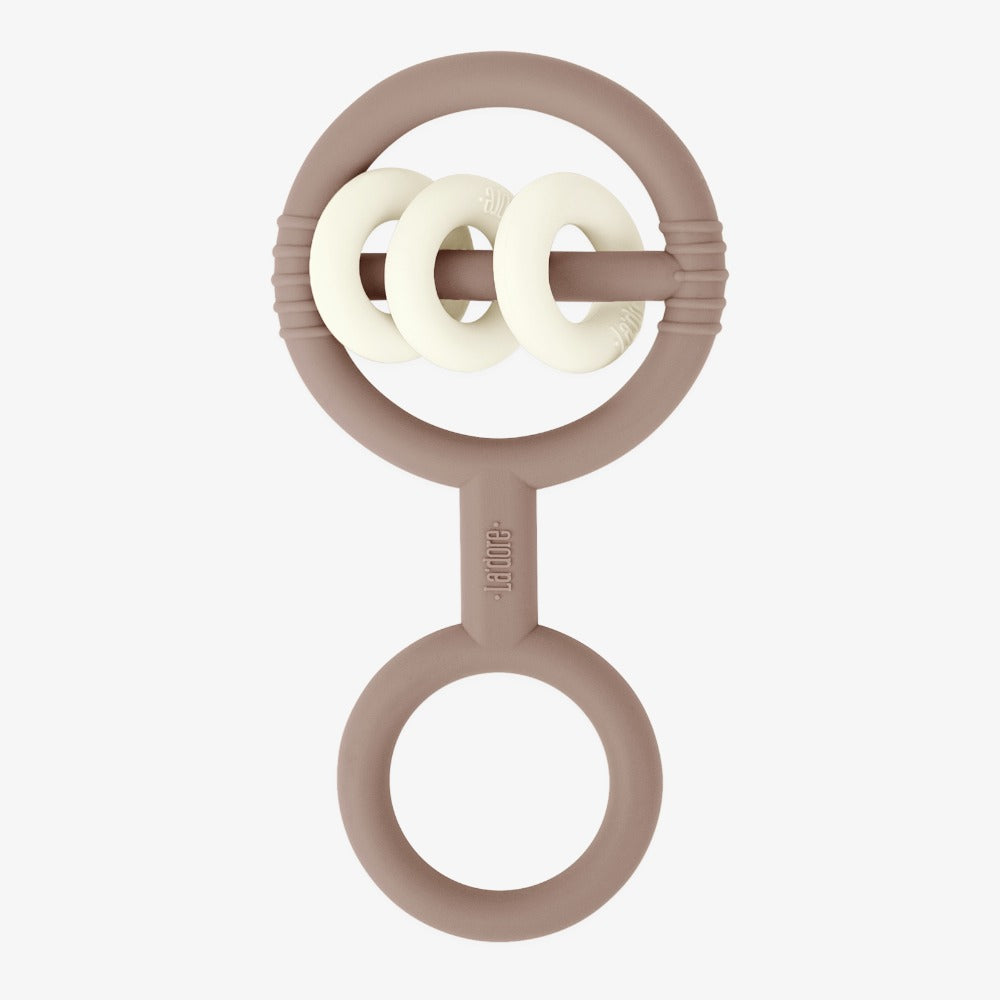 BEBE RATTLE TEETHER - Mauve