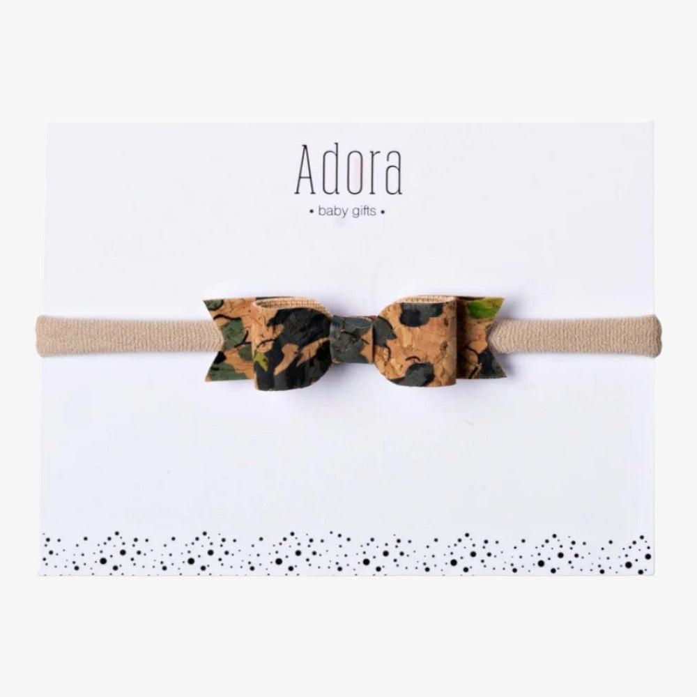 MINI RUSTIC BOW HEADBAND - Spring