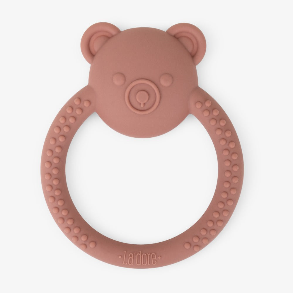 BEBE BEAR TEETHER - Rosewood