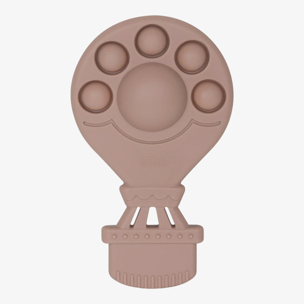 Pop-It Hot Air Rattle - Mauve