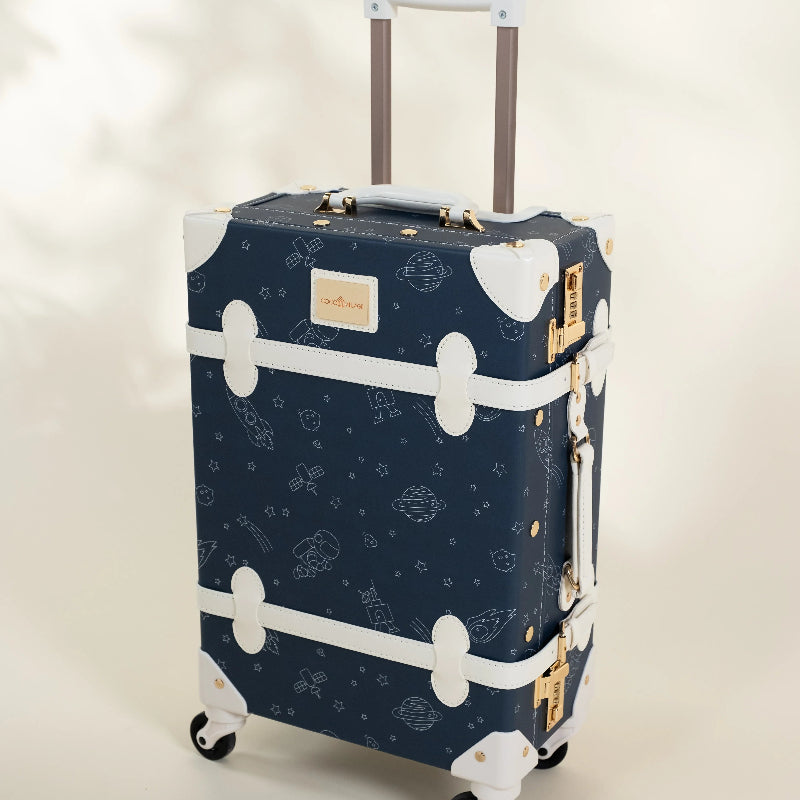 Leather Carry on Suitcase - Space