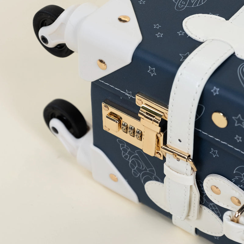 Leather Carry on Suitcase - Space