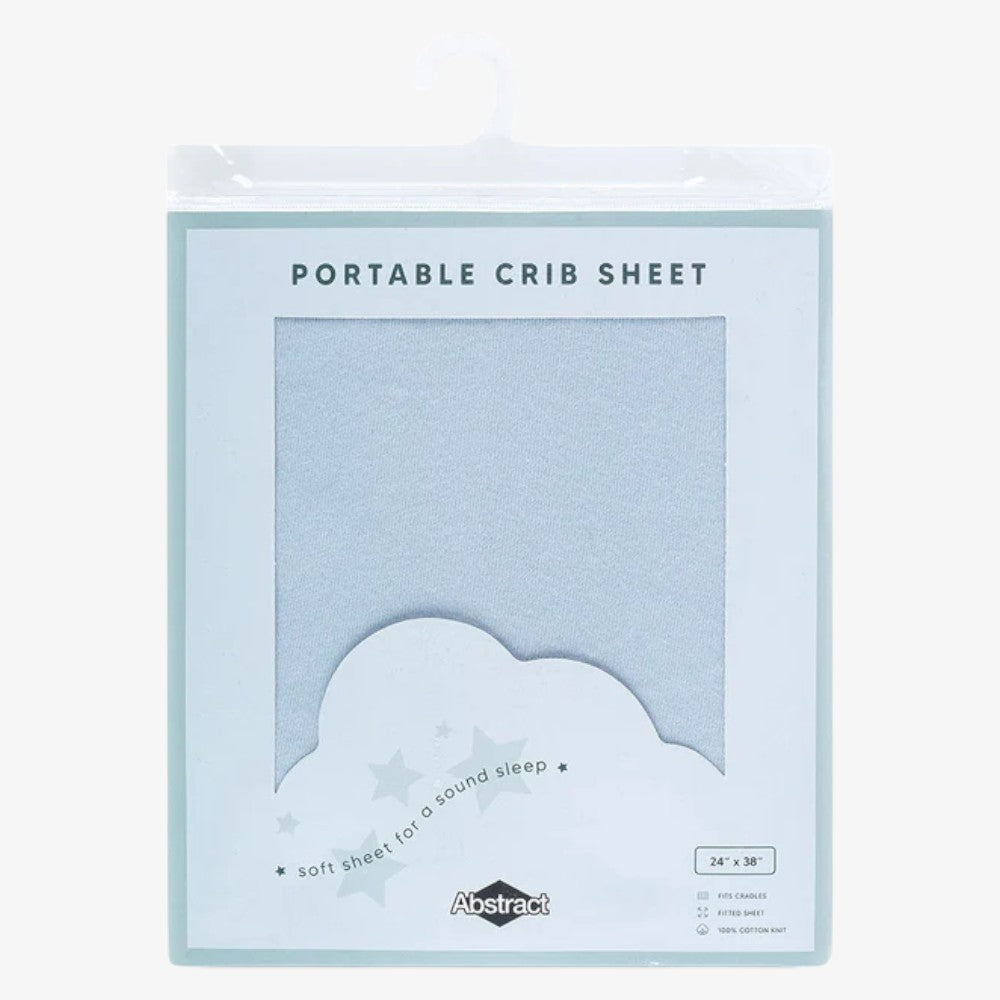 Portable Crib Sheet - French Blue