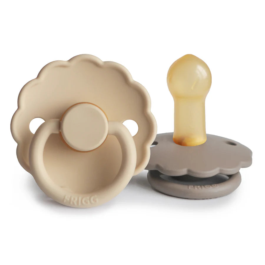 Daisy Pacifier 2 Pack - Croissant & Portobel