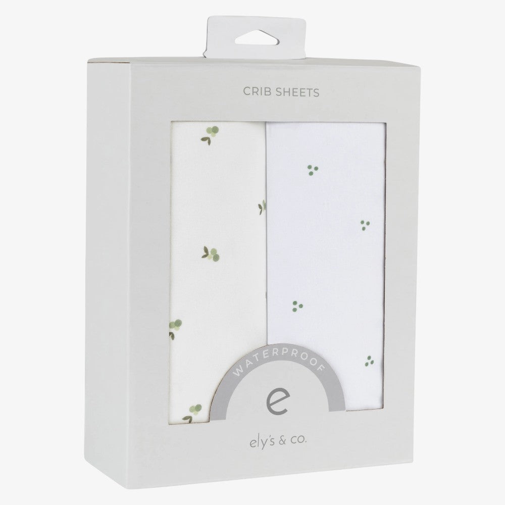 Crib Sheet 2 Pack - Sage Berries