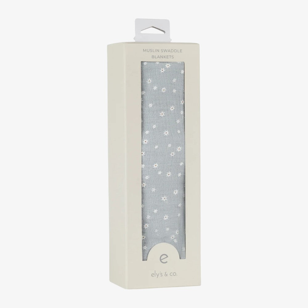 Muslin Swaddle 1 Pack - Ditsy Star