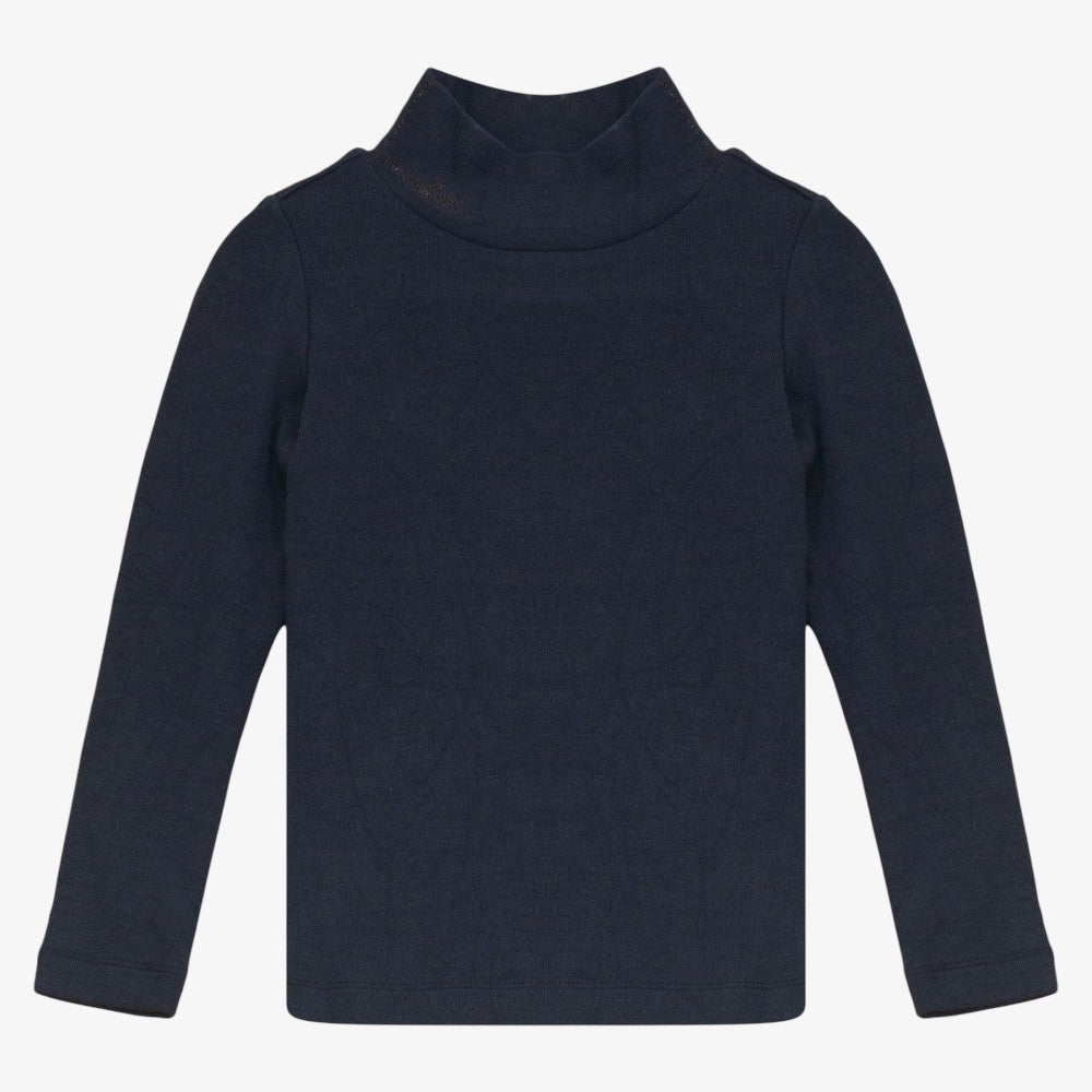 Knit T-Shirt - Navy Blue