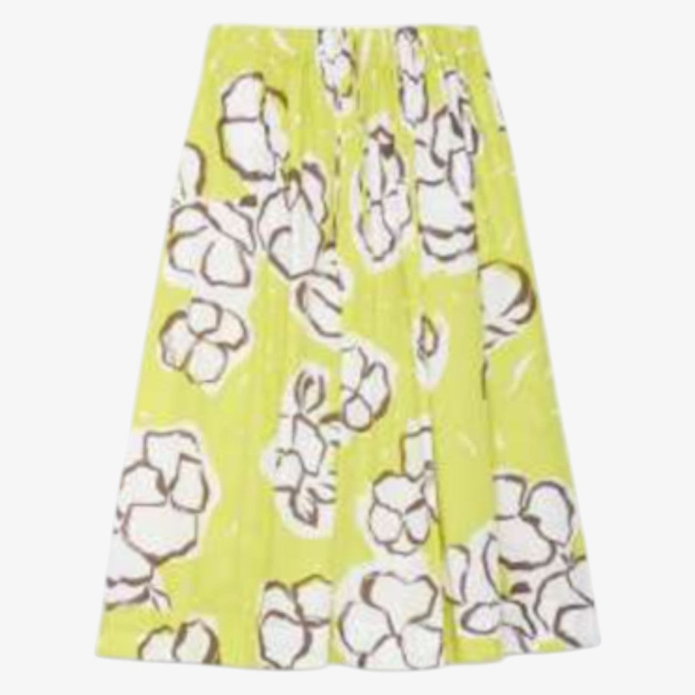 Printed Skirt - Yellow