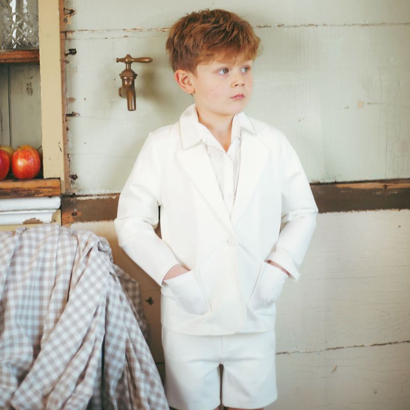 Ponte Shorts - Ivory