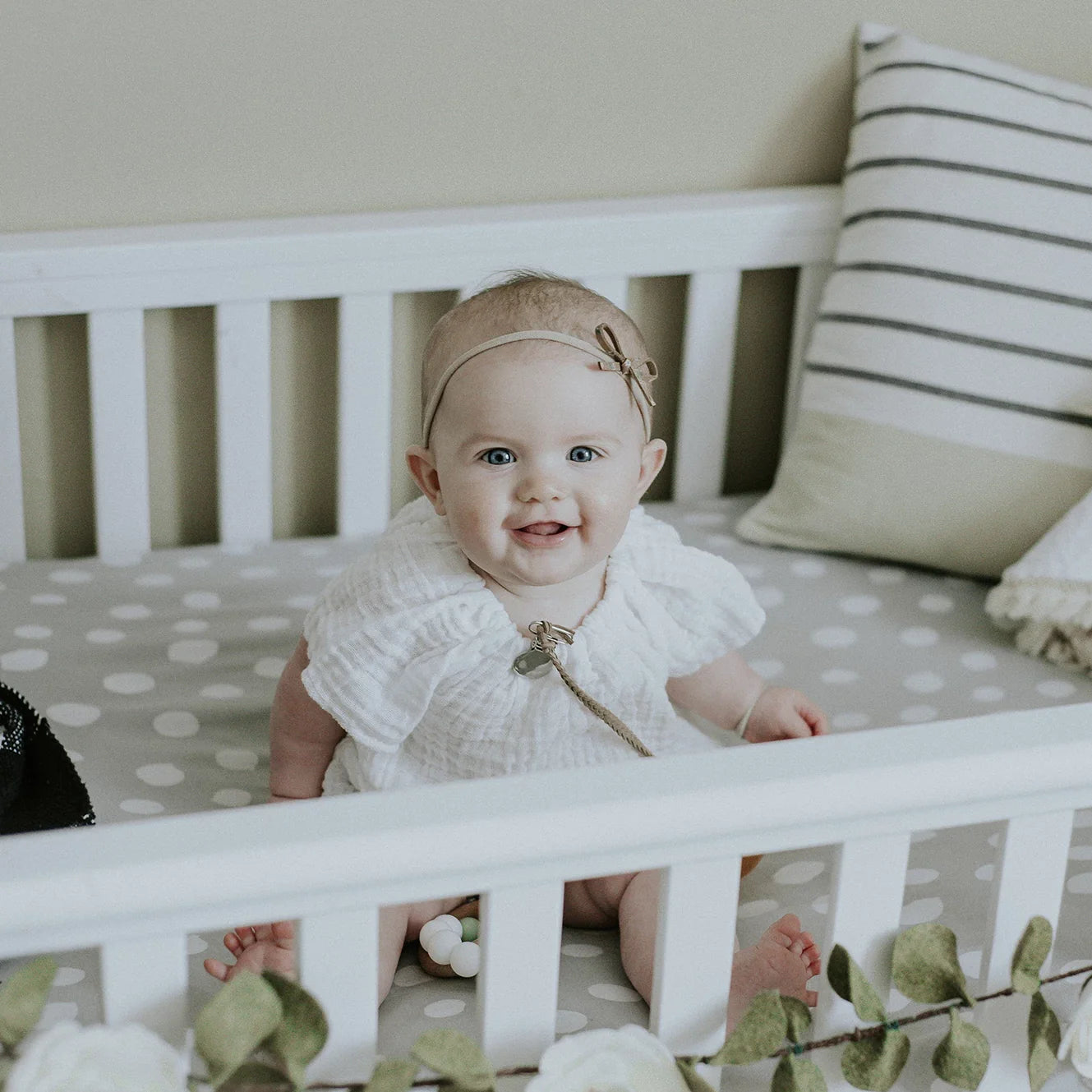 Crib Sheet 2Pack - Grey-white