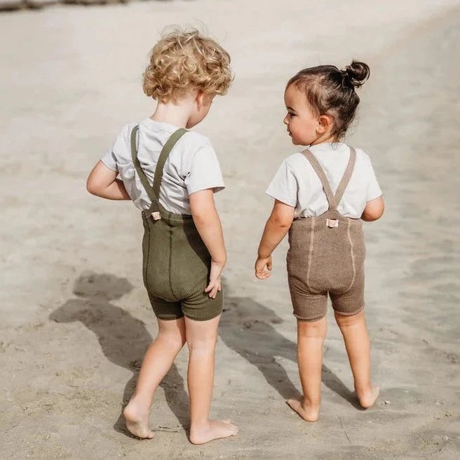 Shorty Cotton Tights - Cocoa Blend