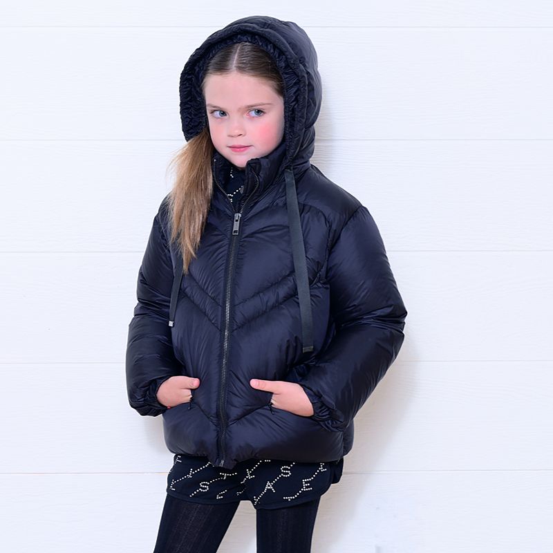 Heart Quilt Coat - Black