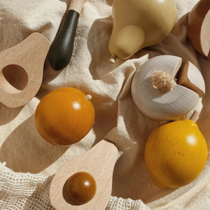 Wooden Fruits - Multi-colored