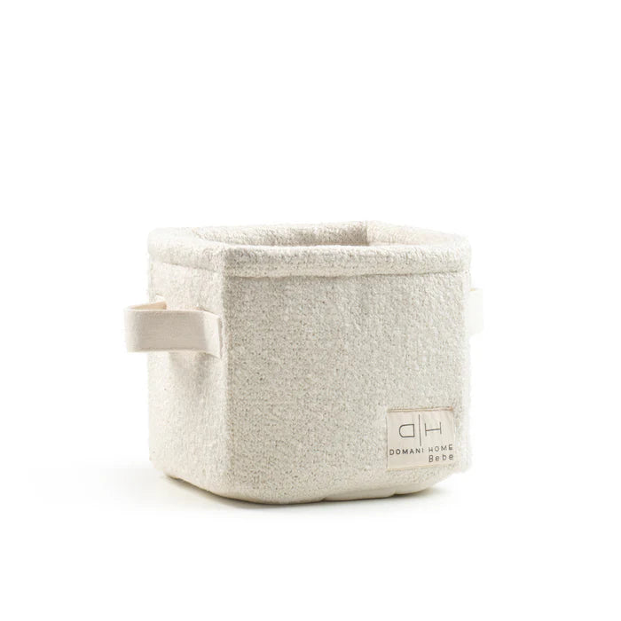 Boucle Storage Basket - Cream