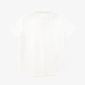 Pleated Detail Shirt - White