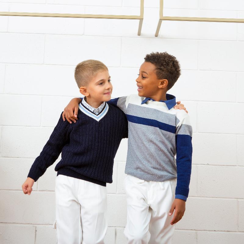 Maglia Sweater - Blue&cream