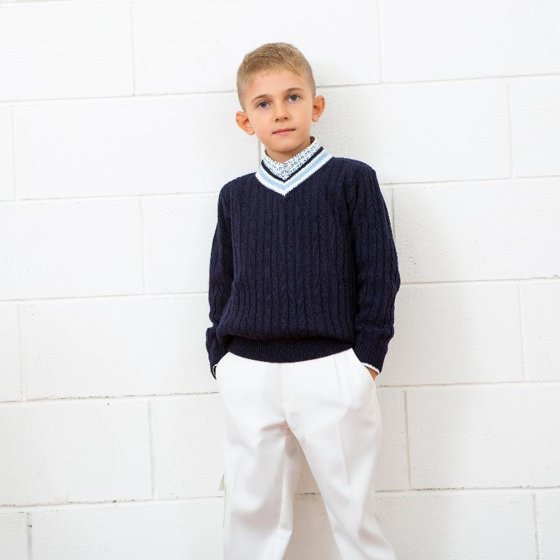 Maglia Sweater - Blue&cream