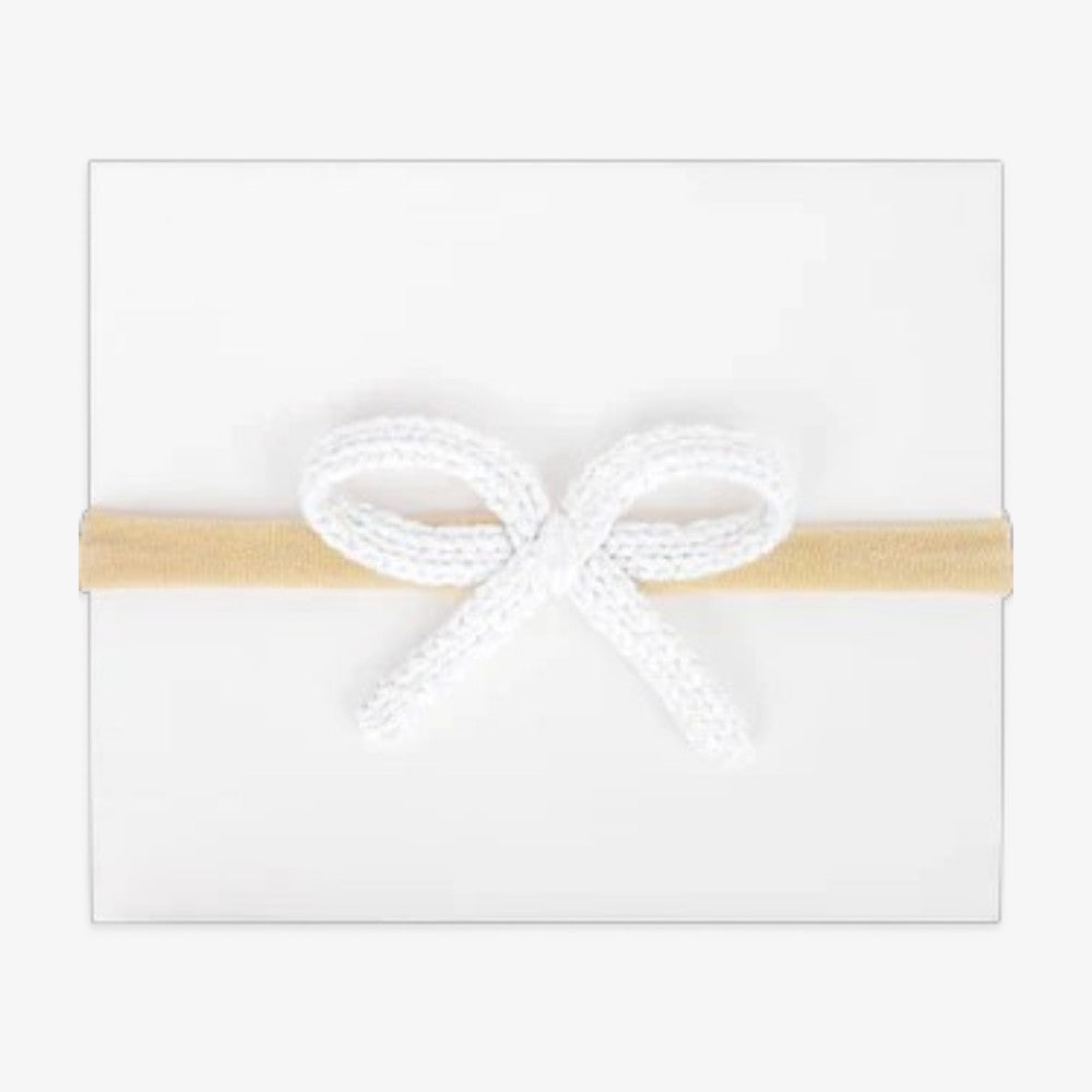 Mini Crochet Headbands - White