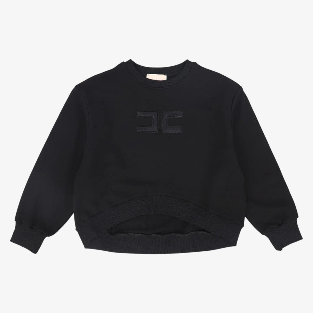 Asymmetric Sweatshirt - Black
