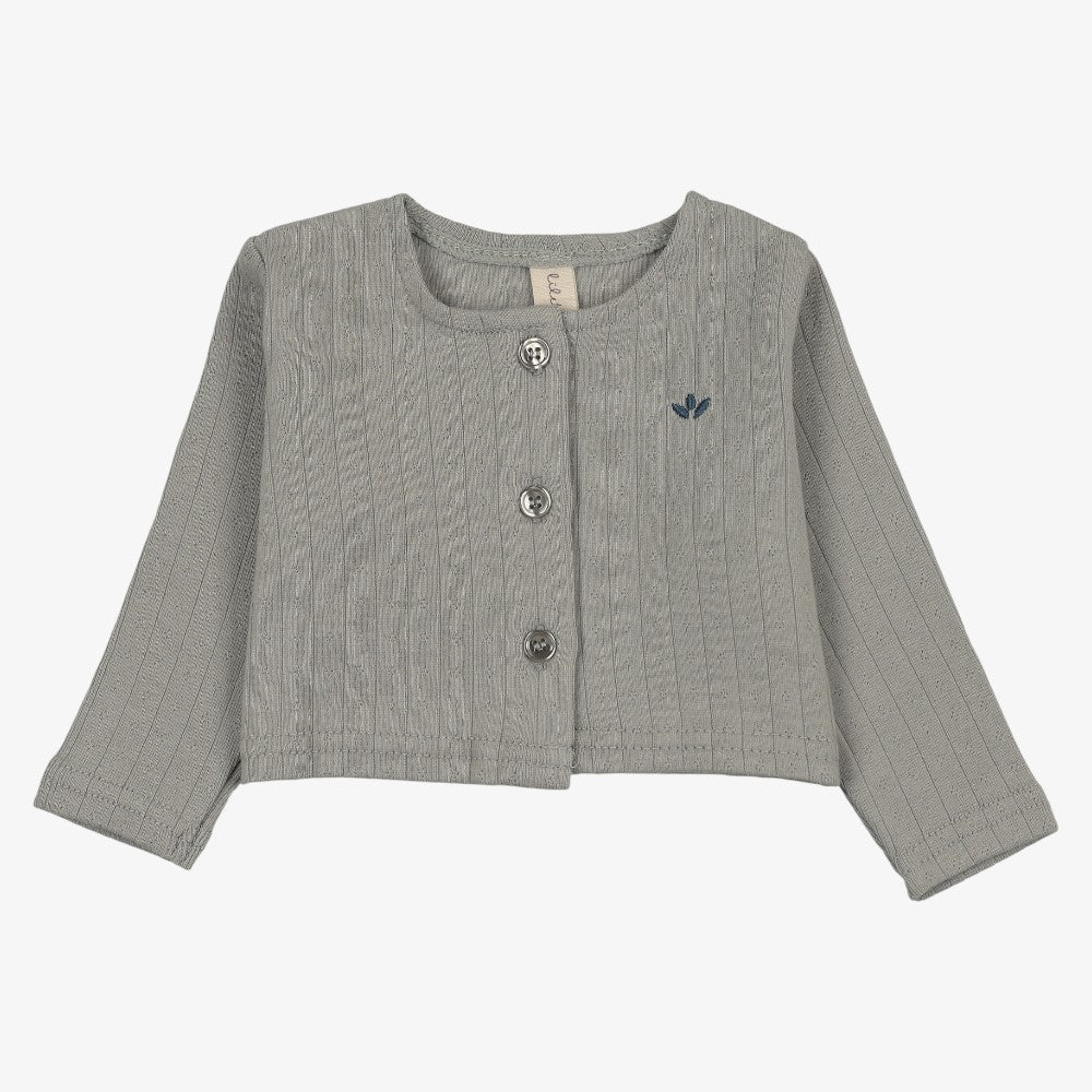 Floret Cardigan - Light Blue