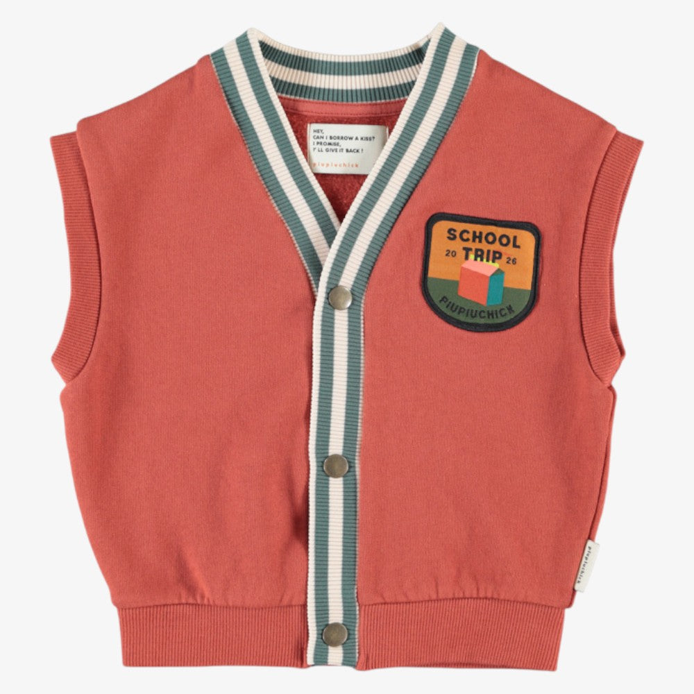 School Trip Vest - Brick