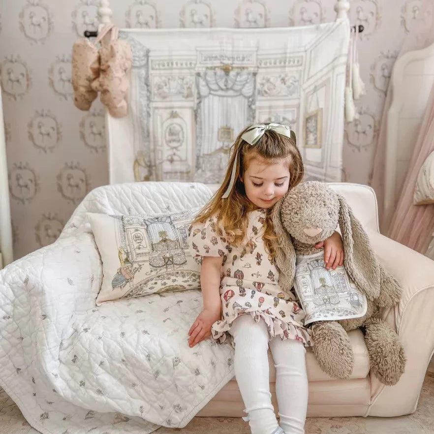 Satin Pillow - French Bedroom