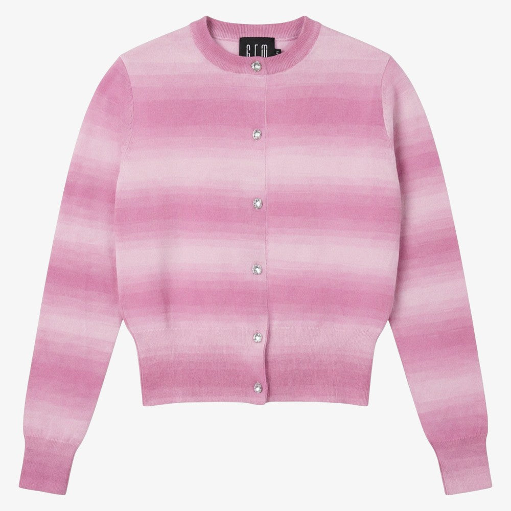 Bow Detail Cardigan - Pink