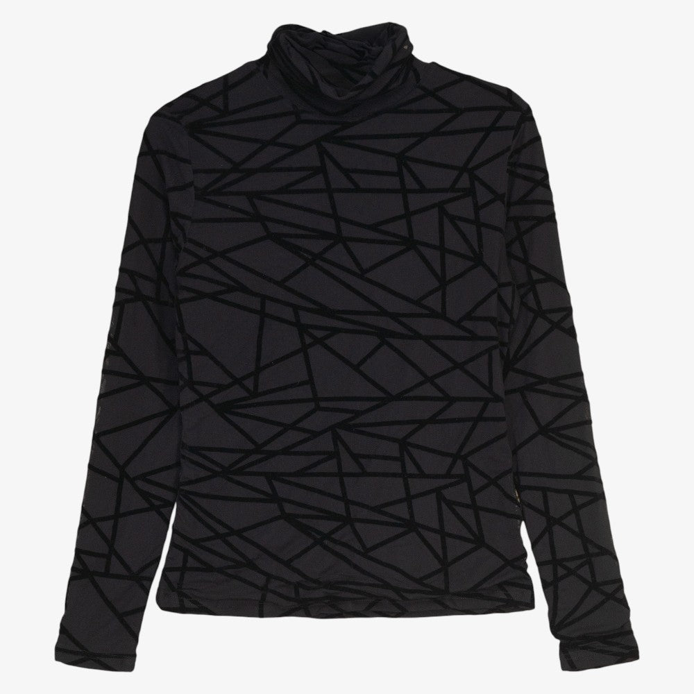 Velvet Turtleneck - Black