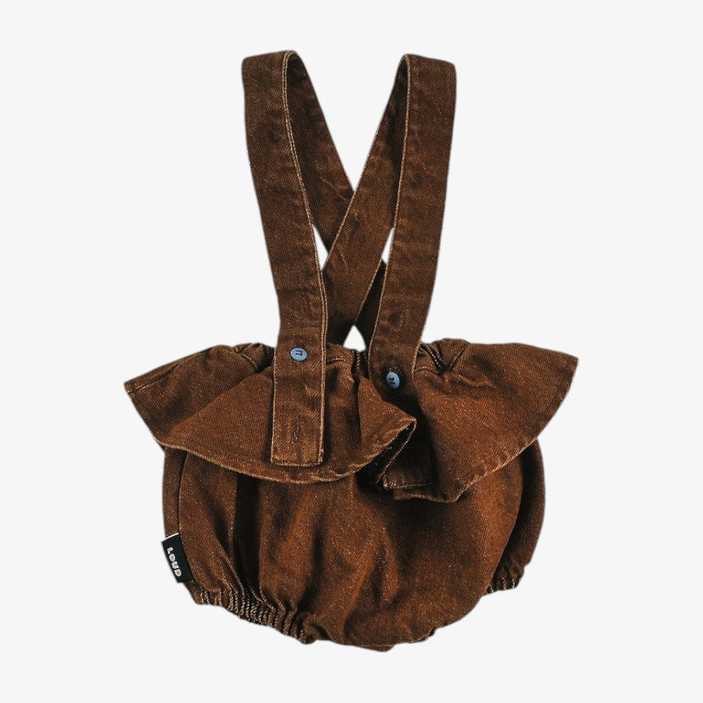 Logo Ruffle Bloomer - Choco