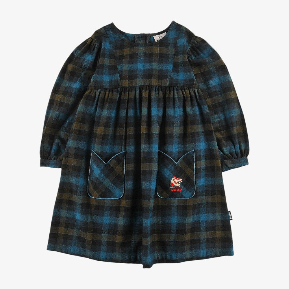 Tulip Pocket Dress - Check
