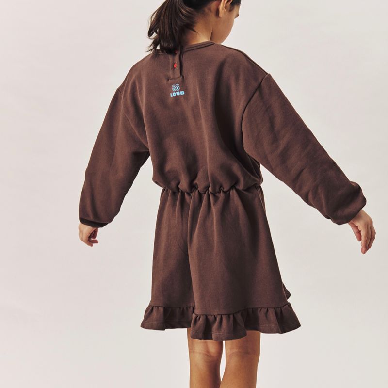 Stripe Dress - Fudge