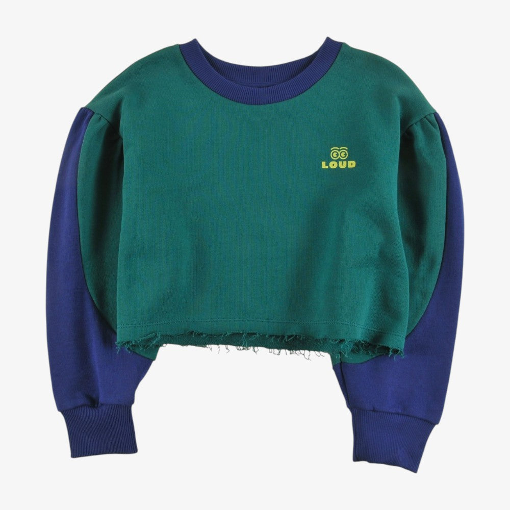 Color Block Sweater - Green