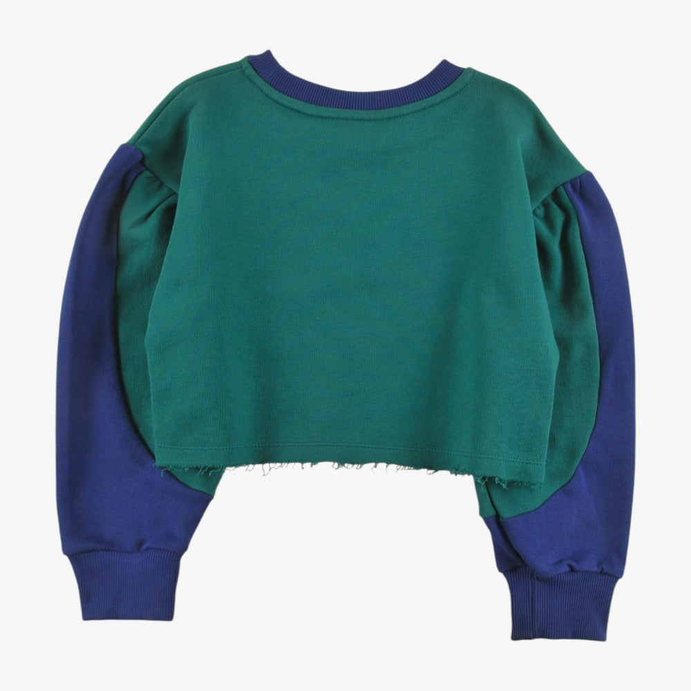 Color Block Sweater - Green