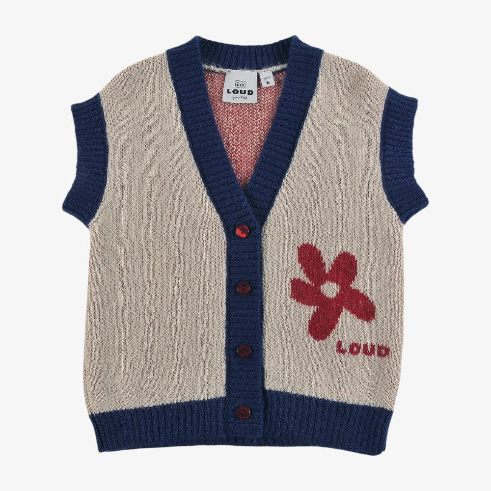 Flower Vest - Sand